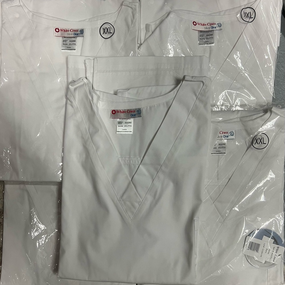 White Cross Men's Classic V-Neck Tee